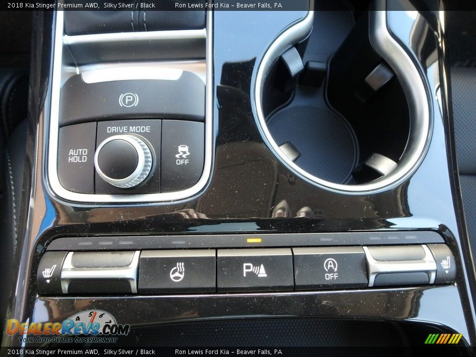 2018 Kia Stinger Premium AWD Silky Silver / Black Photo #18