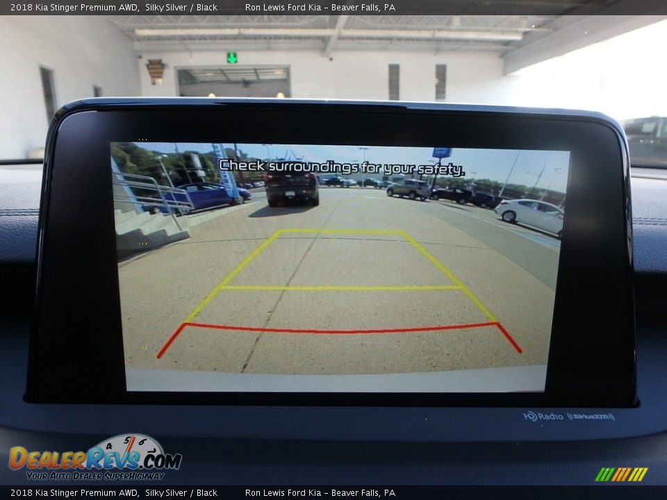 2018 Kia Stinger Premium AWD Silky Silver / Black Photo #19