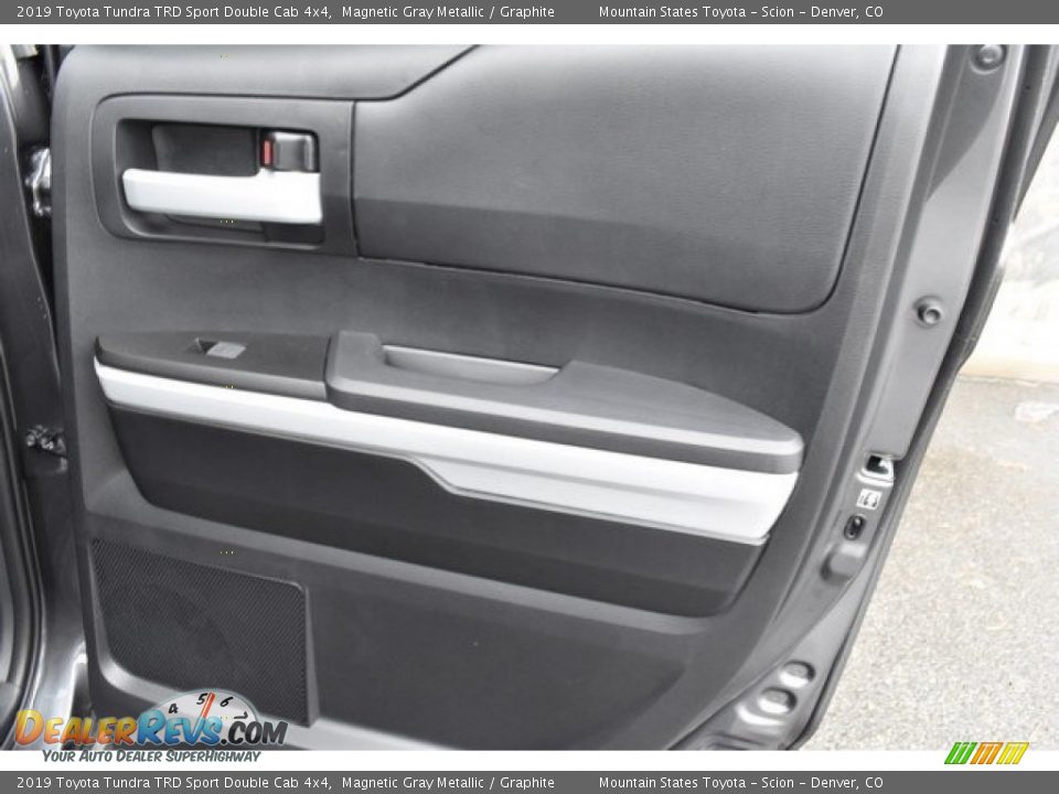 2019 Toyota Tundra TRD Sport Double Cab 4x4 Magnetic Gray Metallic / Graphite Photo #22