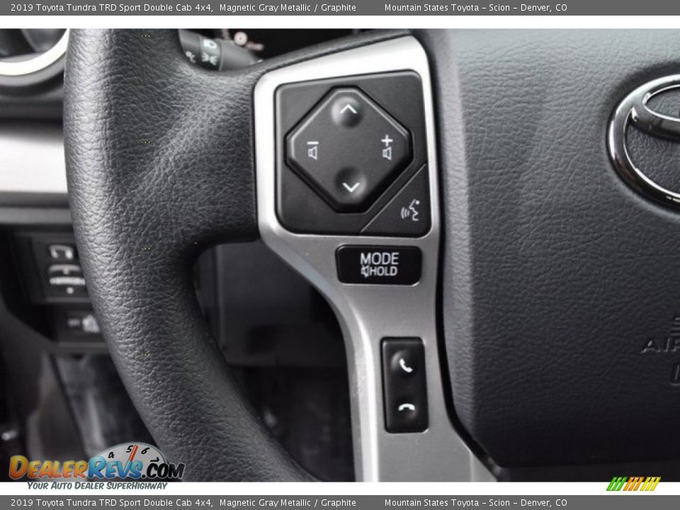 2019 Toyota Tundra TRD Sport Double Cab 4x4 Magnetic Gray Metallic / Graphite Photo #25