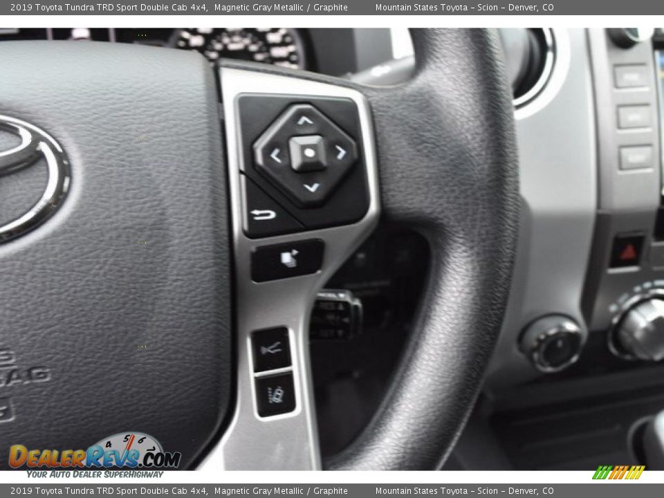 2019 Toyota Tundra TRD Sport Double Cab 4x4 Magnetic Gray Metallic / Graphite Photo #26