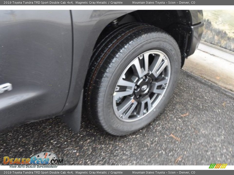 2019 Toyota Tundra TRD Sport Double Cab 4x4 Magnetic Gray Metallic / Graphite Photo #35