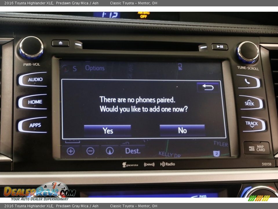 2016 Toyota Highlander XLE Predawn Gray Mica / Ash Photo #11