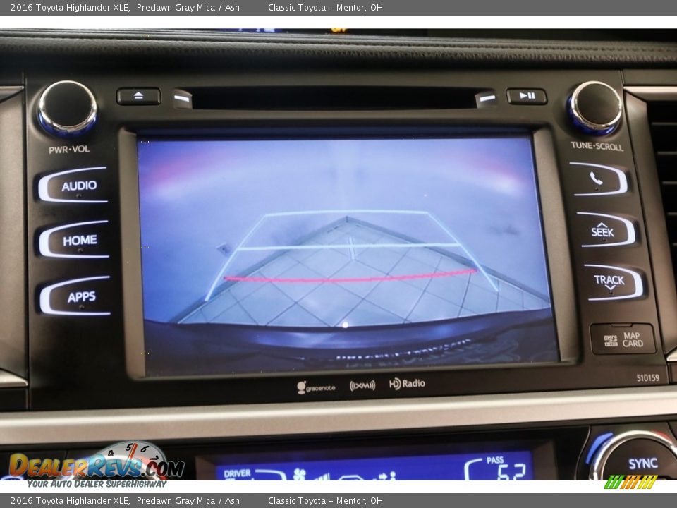 2016 Toyota Highlander XLE Predawn Gray Mica / Ash Photo #13