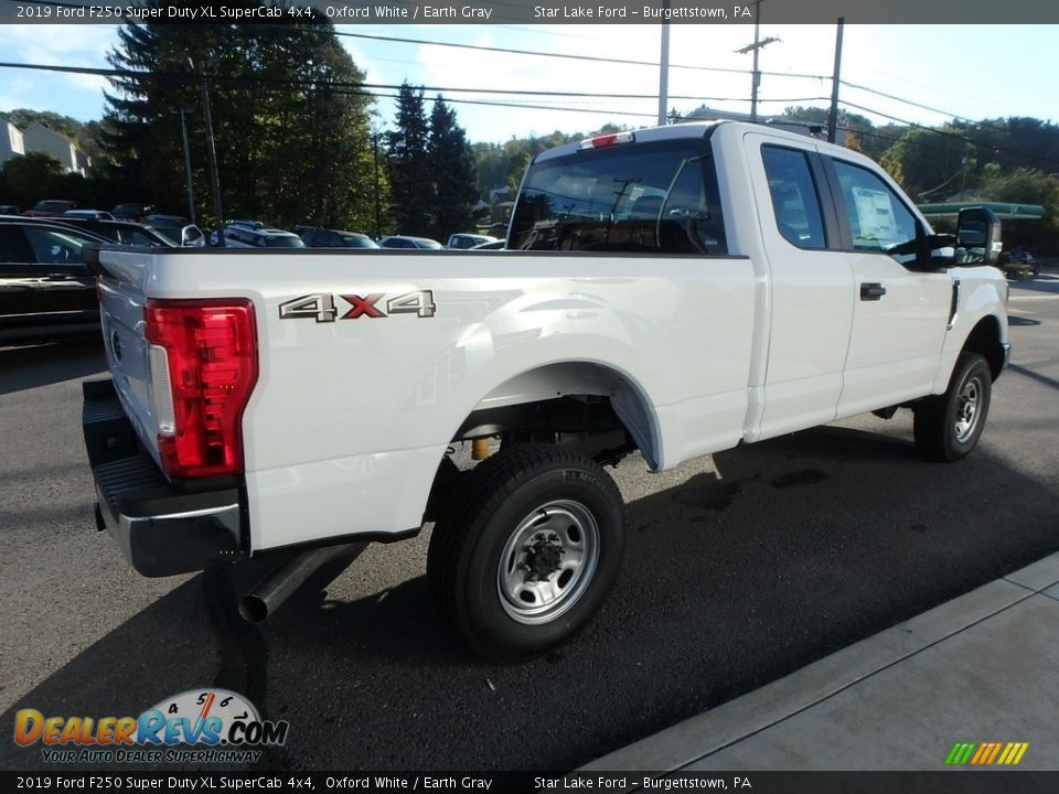 2019 Ford F250 Super Duty XL SuperCab 4x4 Oxford White / Earth Gray Photo #5