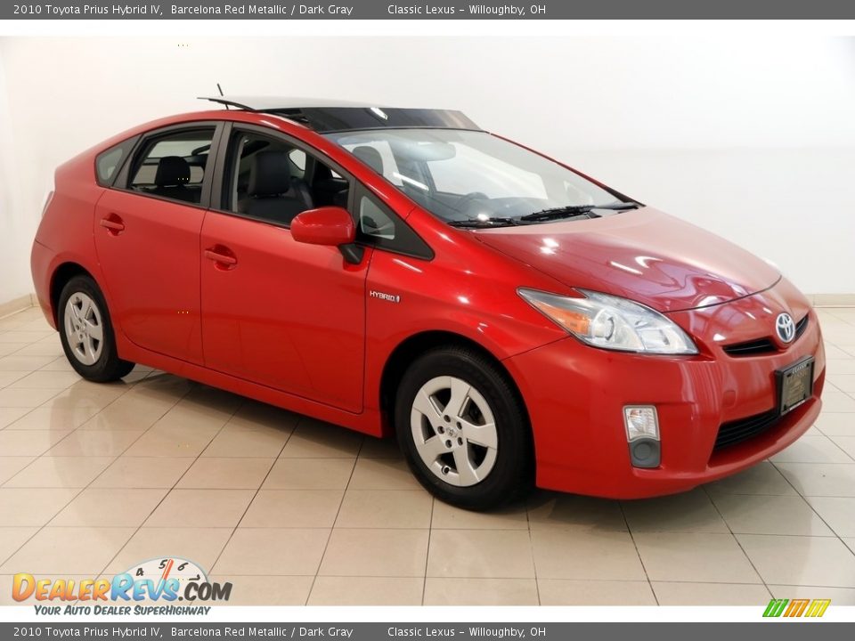 2010 Toyota Prius Hybrid IV Barcelona Red Metallic / Dark Gray Photo #1