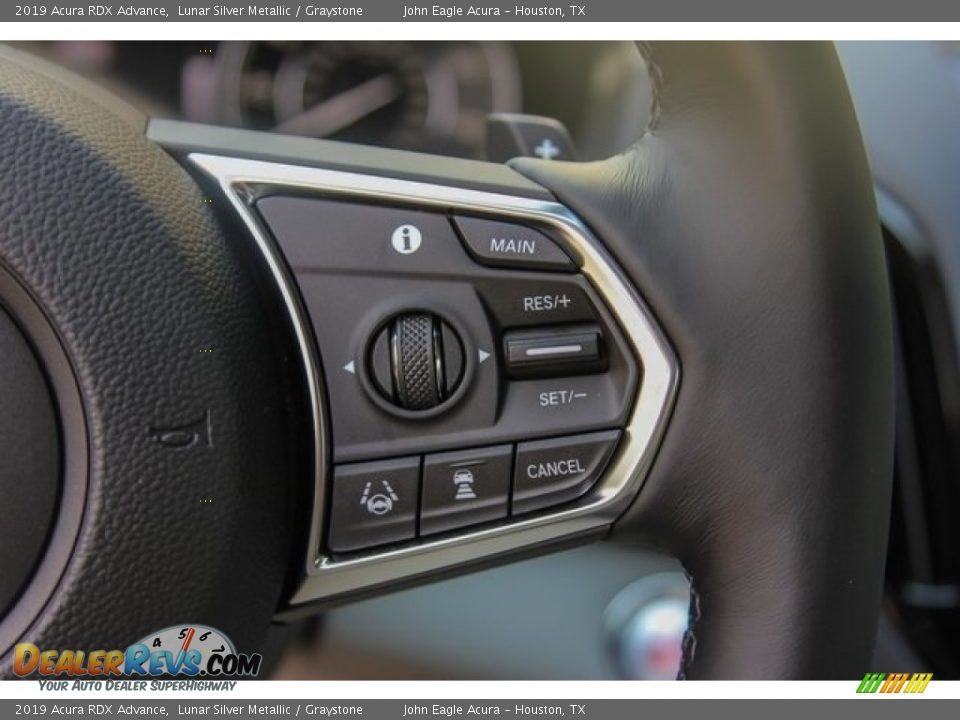 2019 Acura RDX Advance Lunar Silver Metallic / Graystone Photo #36