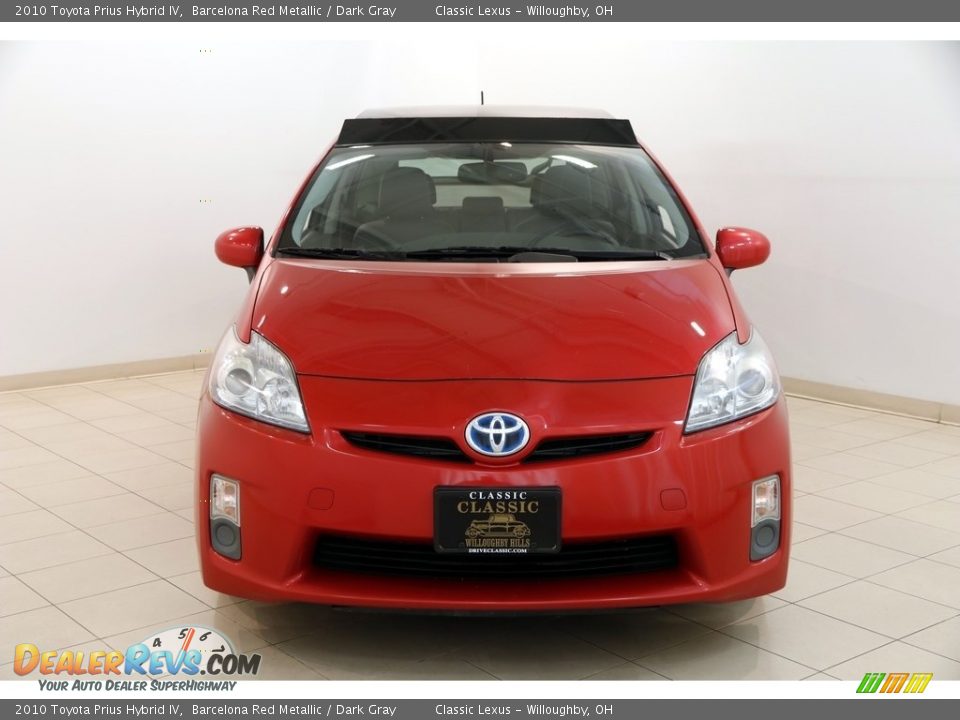 2010 Toyota Prius Hybrid IV Barcelona Red Metallic / Dark Gray Photo #2