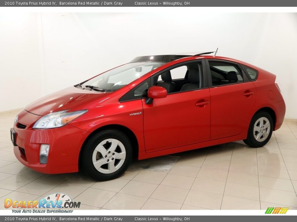 2010 Toyota Prius Hybrid IV Barcelona Red Metallic / Dark Gray Photo #3