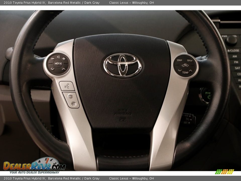 2010 Toyota Prius Hybrid IV Barcelona Red Metallic / Dark Gray Photo #7