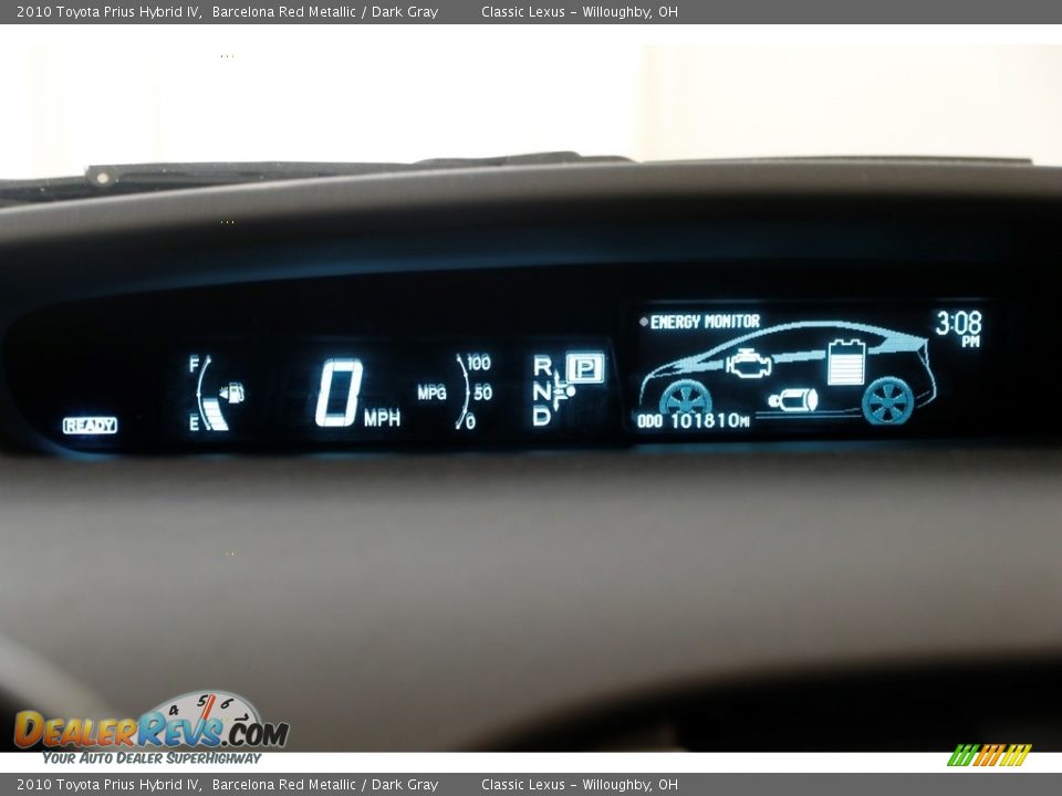 2010 Toyota Prius Hybrid IV Barcelona Red Metallic / Dark Gray Photo #8