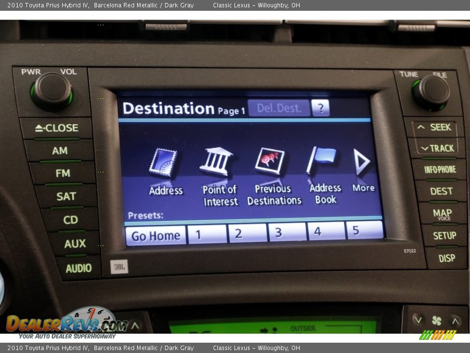 2010 Toyota Prius Hybrid IV Barcelona Red Metallic / Dark Gray Photo #11