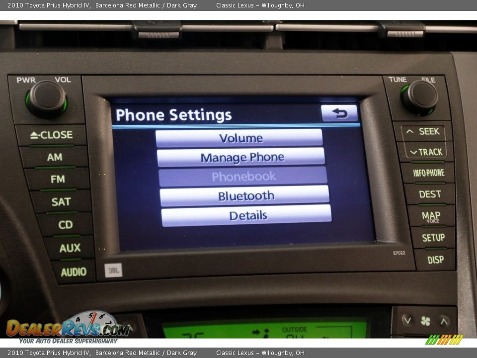 2010 Toyota Prius Hybrid IV Barcelona Red Metallic / Dark Gray Photo #12