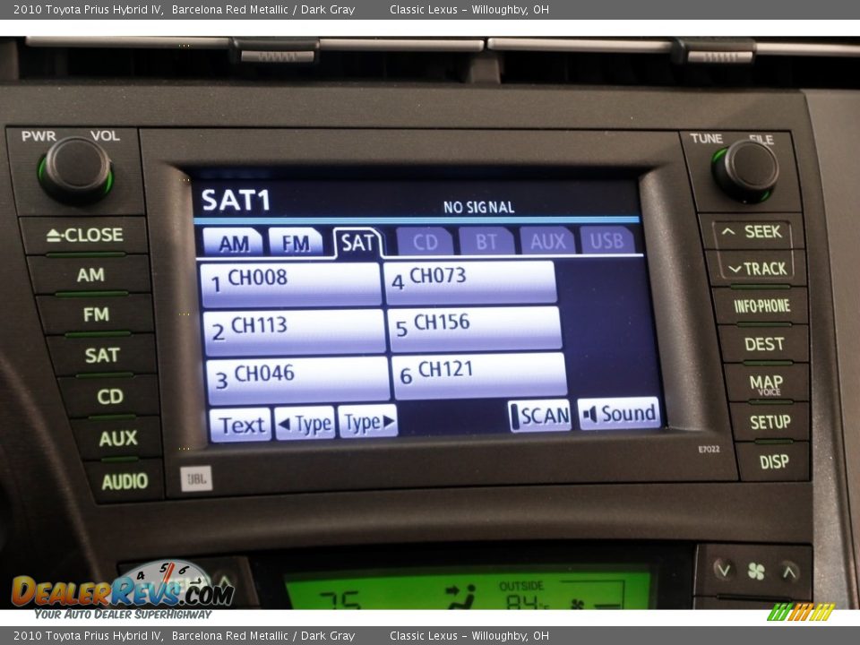 2010 Toyota Prius Hybrid IV Barcelona Red Metallic / Dark Gray Photo #13