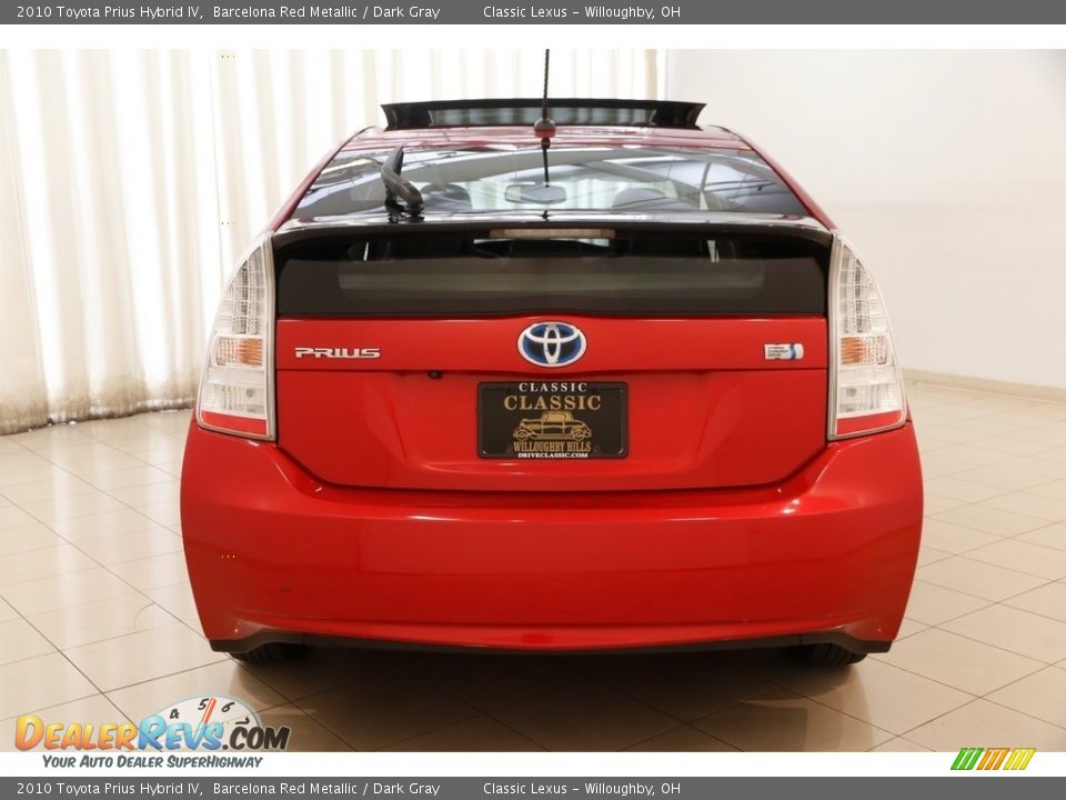 2010 Toyota Prius Hybrid IV Barcelona Red Metallic / Dark Gray Photo #22
