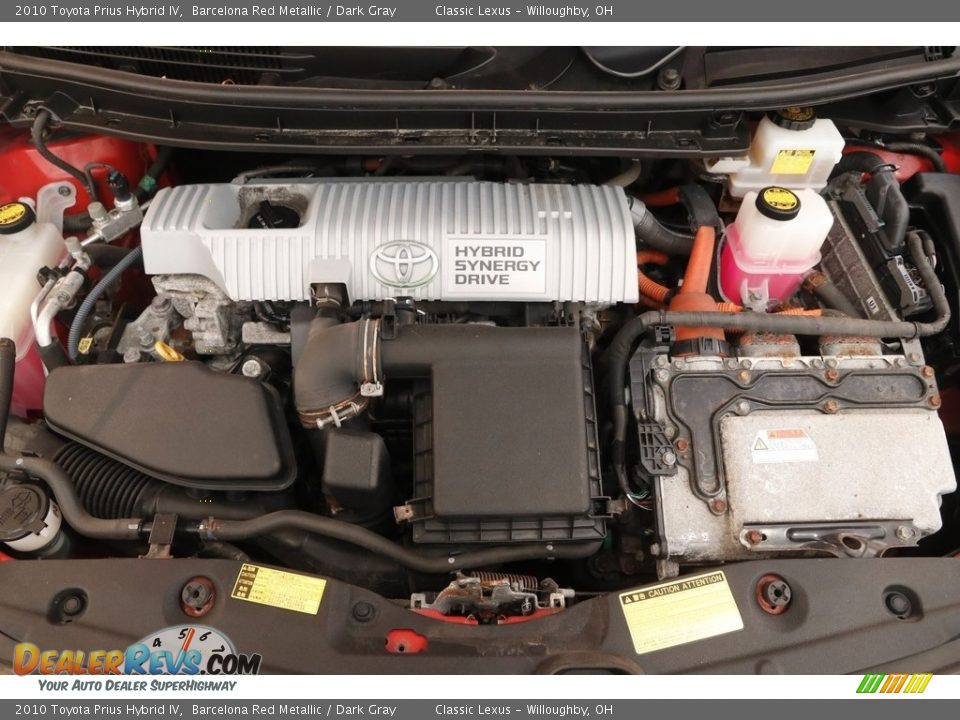 2010 Toyota Prius Hybrid IV Barcelona Red Metallic / Dark Gray Photo #23