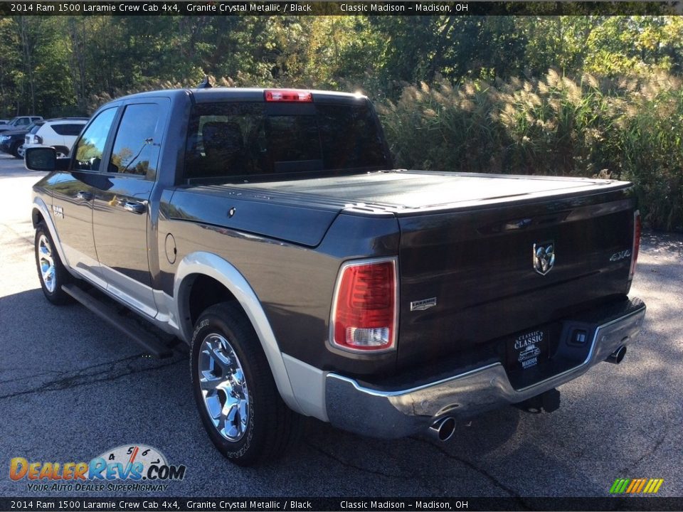 2014 Ram 1500 Laramie Crew Cab 4x4 Granite Crystal Metallic / Black Photo #4