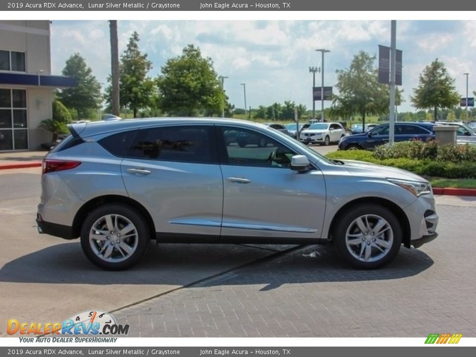 2019 Acura RDX Advance Lunar Silver Metallic / Graystone Photo #8