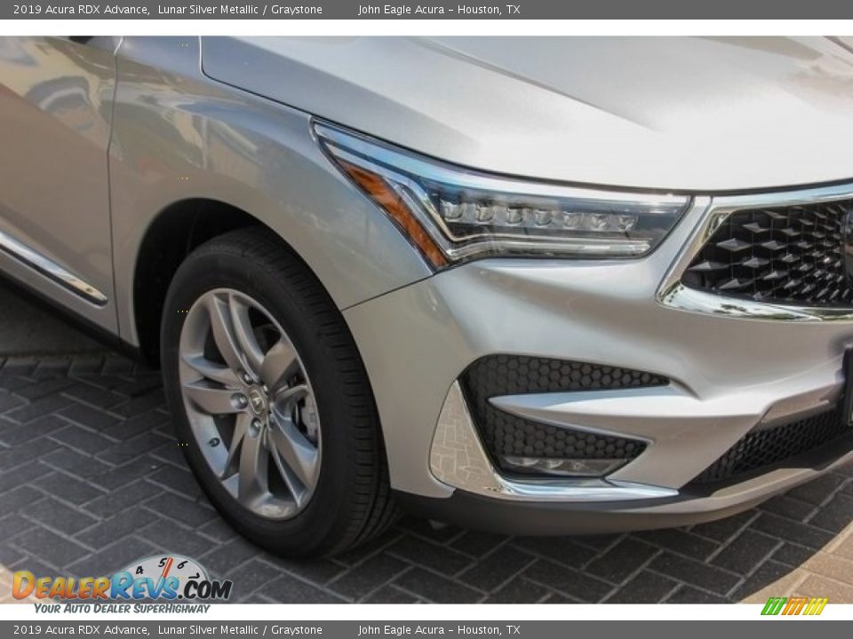 2019 Acura RDX Advance Lunar Silver Metallic / Graystone Photo #10