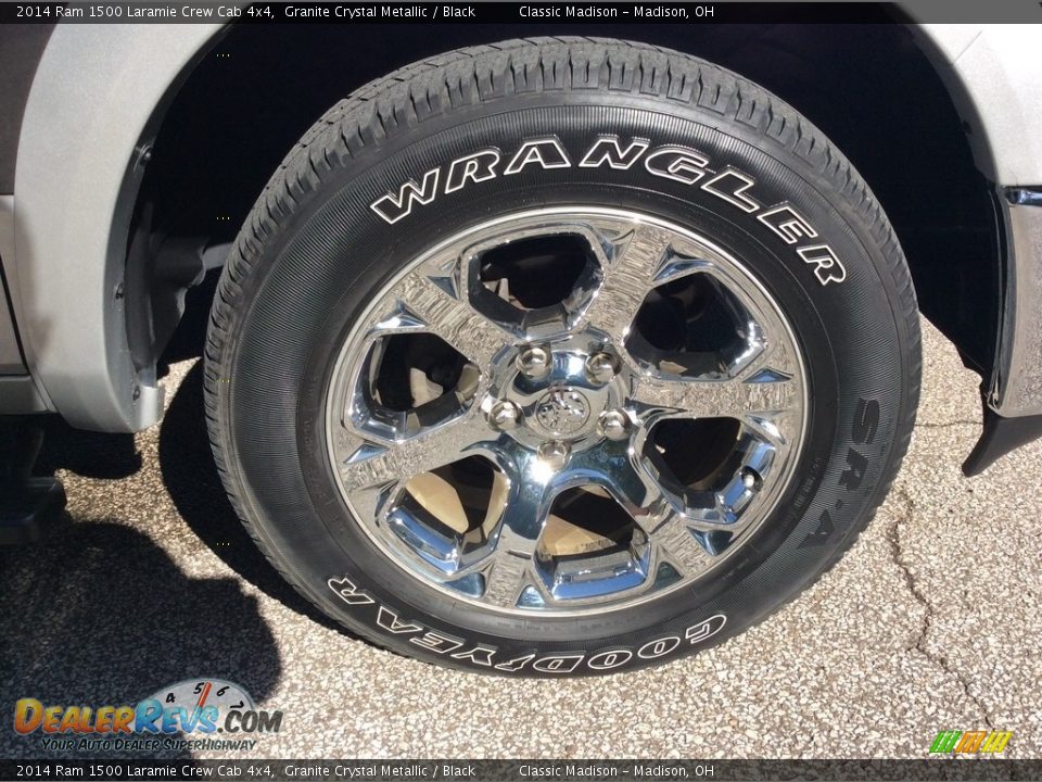 2014 Ram 1500 Laramie Crew Cab 4x4 Granite Crystal Metallic / Black Photo #10