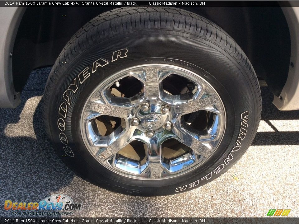 2014 Ram 1500 Laramie Crew Cab 4x4 Granite Crystal Metallic / Black Photo #11