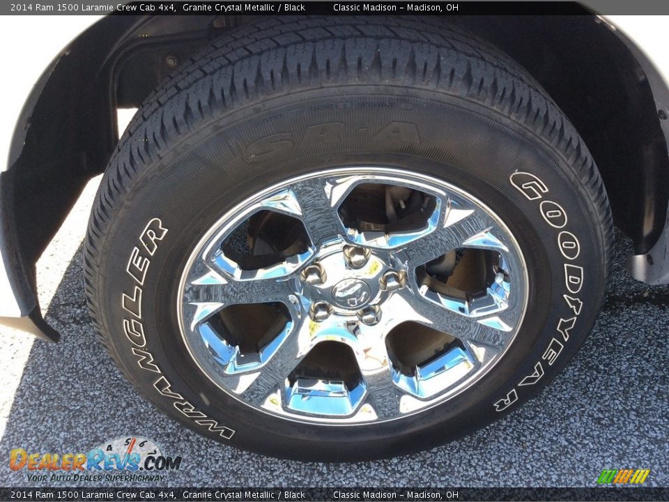 2014 Ram 1500 Laramie Crew Cab 4x4 Granite Crystal Metallic / Black Photo #13