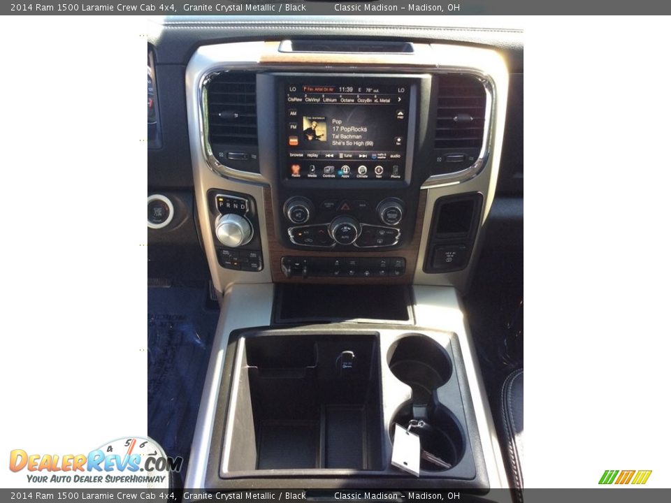 2014 Ram 1500 Laramie Crew Cab 4x4 Granite Crystal Metallic / Black Photo #20