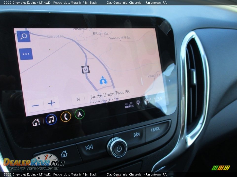 2019 Chevrolet Equinox LT AWD Pepperdust Metallic / Jet Black Photo #11