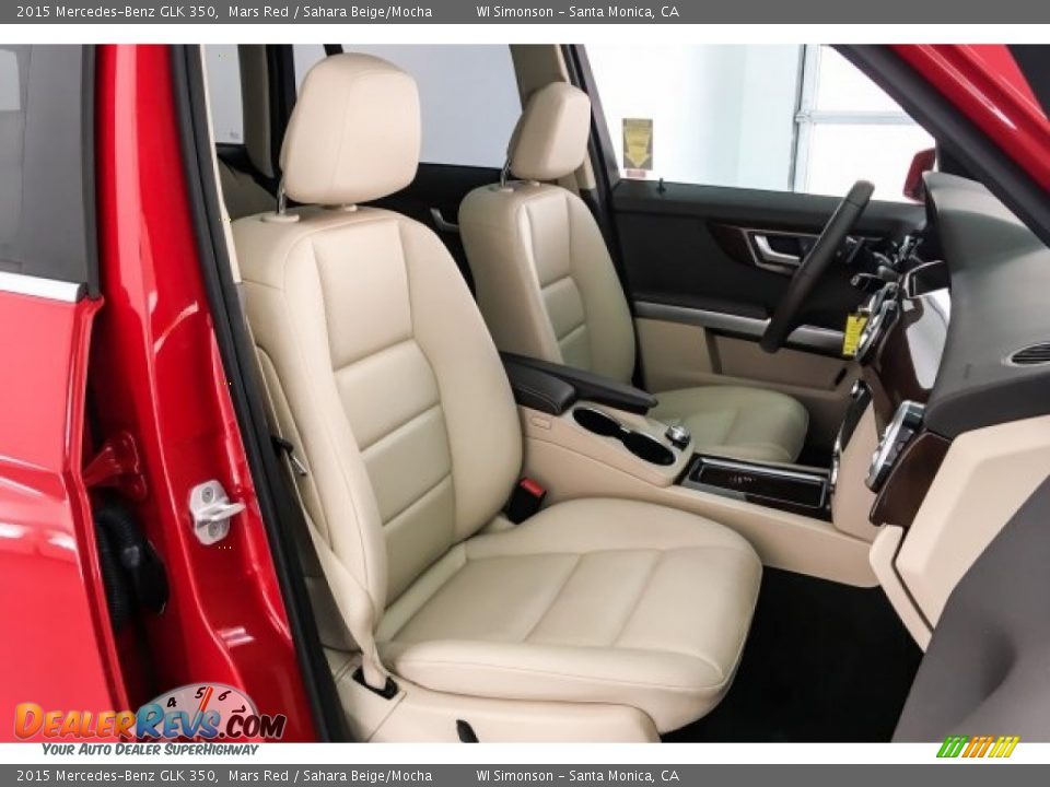 2015 Mercedes-Benz GLK 350 Mars Red / Sahara Beige/Mocha Photo #6