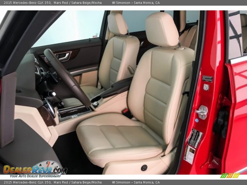 2015 Mercedes-Benz GLK 350 Mars Red / Sahara Beige/Mocha Photo #14