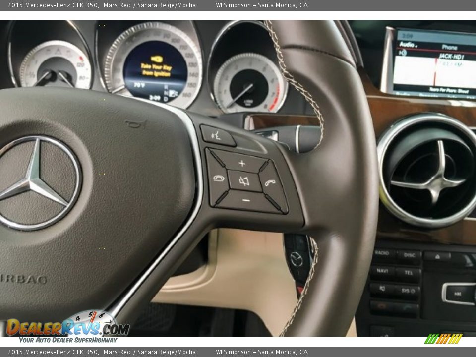 2015 Mercedes-Benz GLK 350 Mars Red / Sahara Beige/Mocha Photo #20