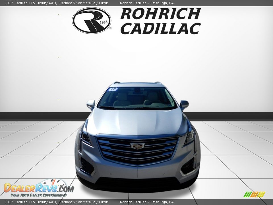 2017 Cadillac XT5 Luxury AWD Radiant Silver Metallic / Cirrus Photo #8