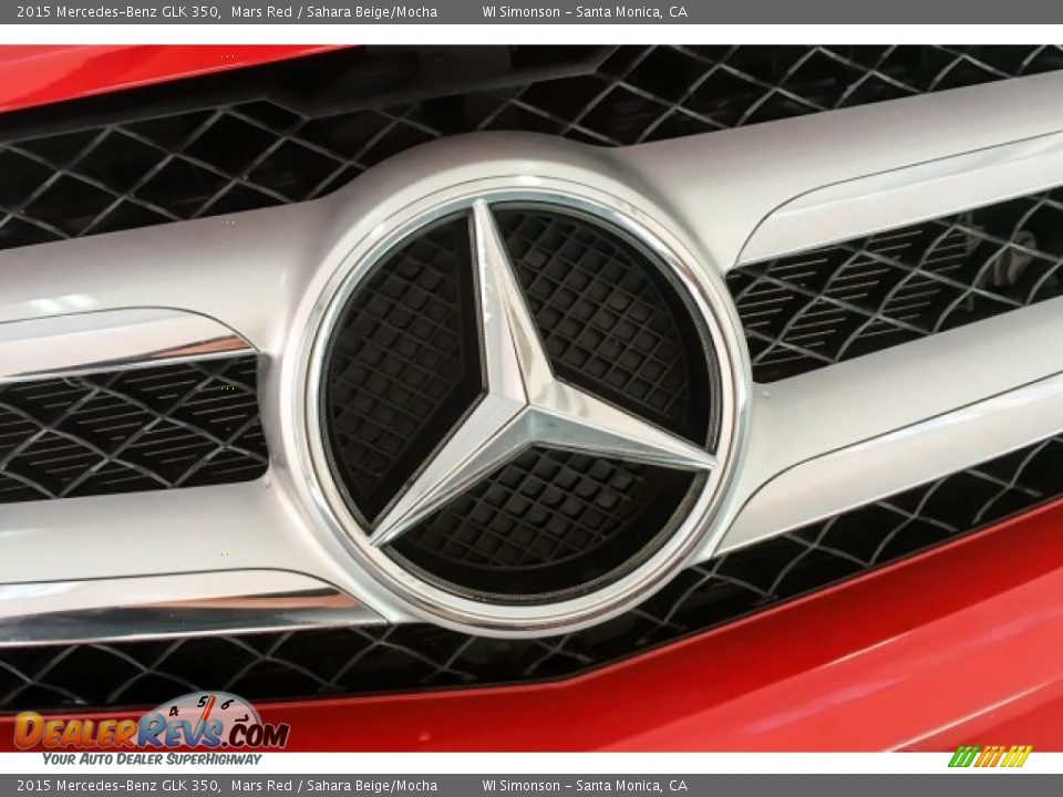 2015 Mercedes-Benz GLK 350 Mars Red / Sahara Beige/Mocha Photo #34
