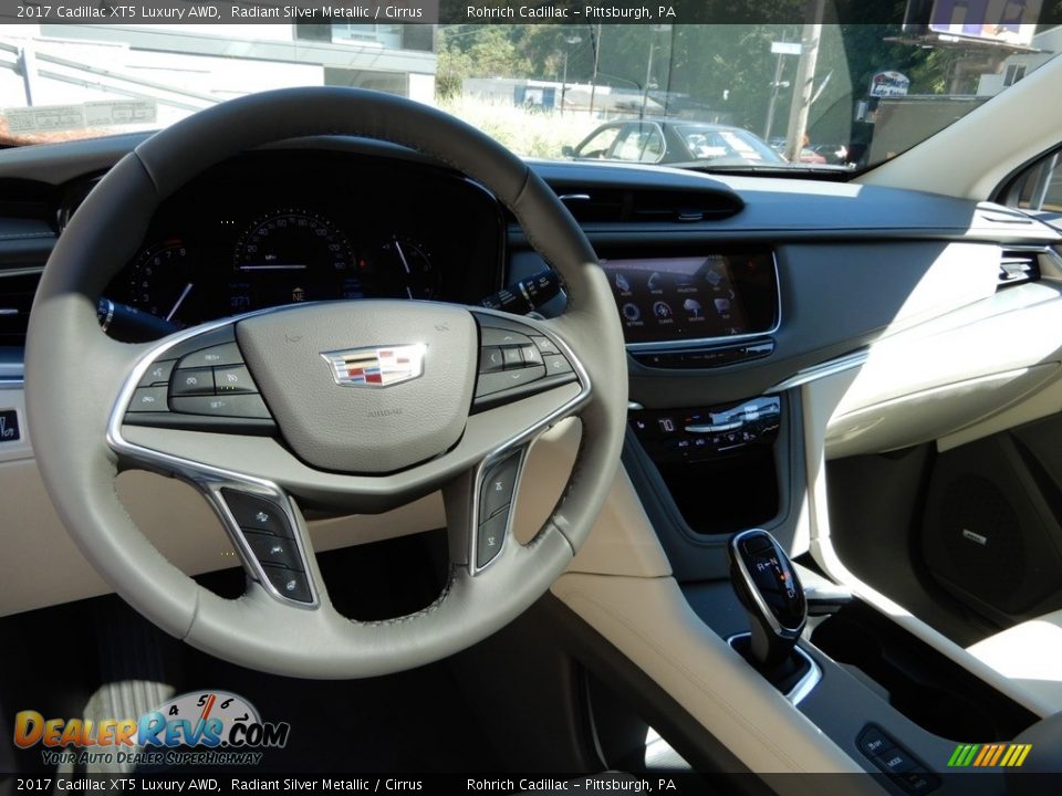 2017 Cadillac XT5 Luxury AWD Radiant Silver Metallic / Cirrus Photo #16