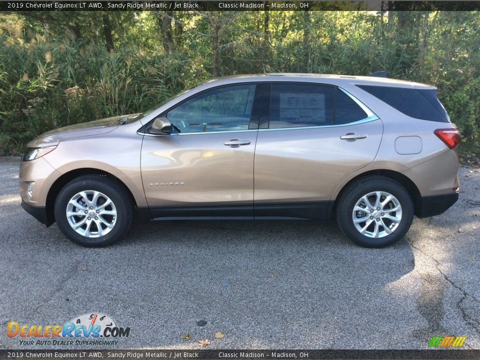 2019 Chevrolet Equinox LT AWD Sandy Ridge Metallic / Jet Black Photo #3