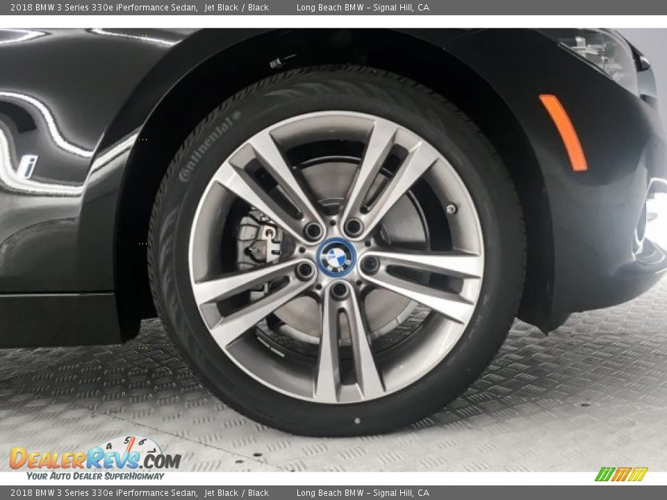 2018 BMW 3 Series 330e iPerformance Sedan Jet Black / Black Photo #9