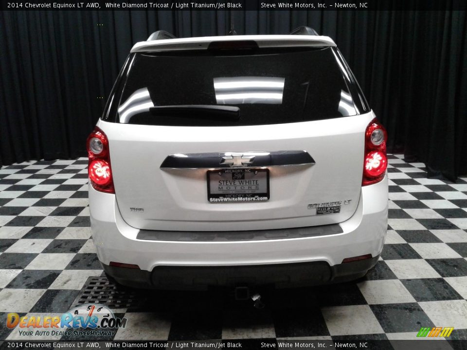 2014 Chevrolet Equinox LT AWD White Diamond Tricoat / Light Titanium/Jet Black Photo #8