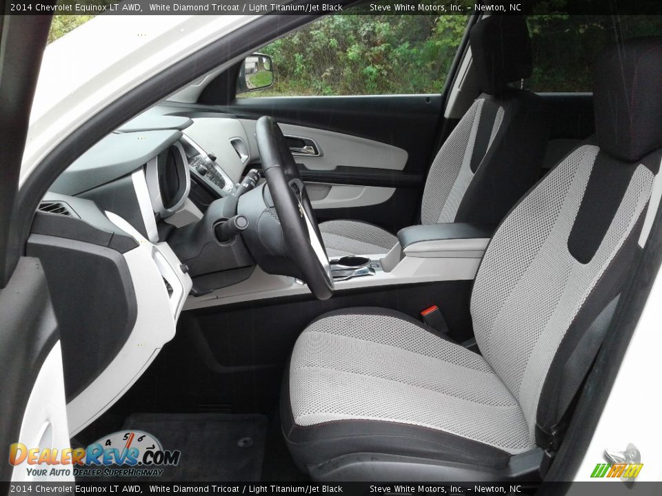 2014 Chevrolet Equinox LT AWD White Diamond Tricoat / Light Titanium/Jet Black Photo #11