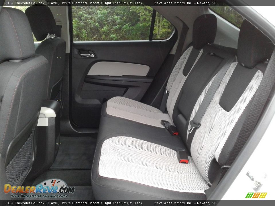 2014 Chevrolet Equinox LT AWD White Diamond Tricoat / Light Titanium/Jet Black Photo #12