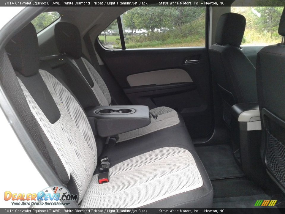 2014 Chevrolet Equinox LT AWD White Diamond Tricoat / Light Titanium/Jet Black Photo #14
