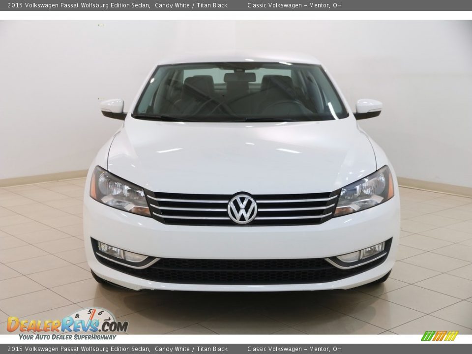 2015 Volkswagen Passat Wolfsburg Edition Sedan Candy White / Titan Black Photo #2