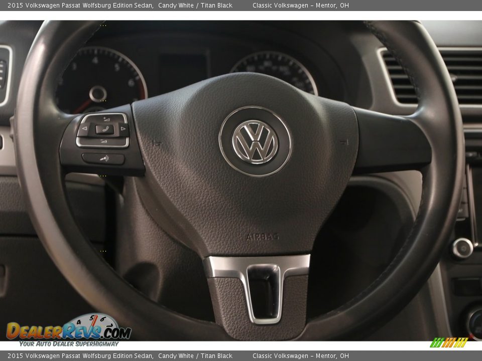2015 Volkswagen Passat Wolfsburg Edition Sedan Candy White / Titan Black Photo #6