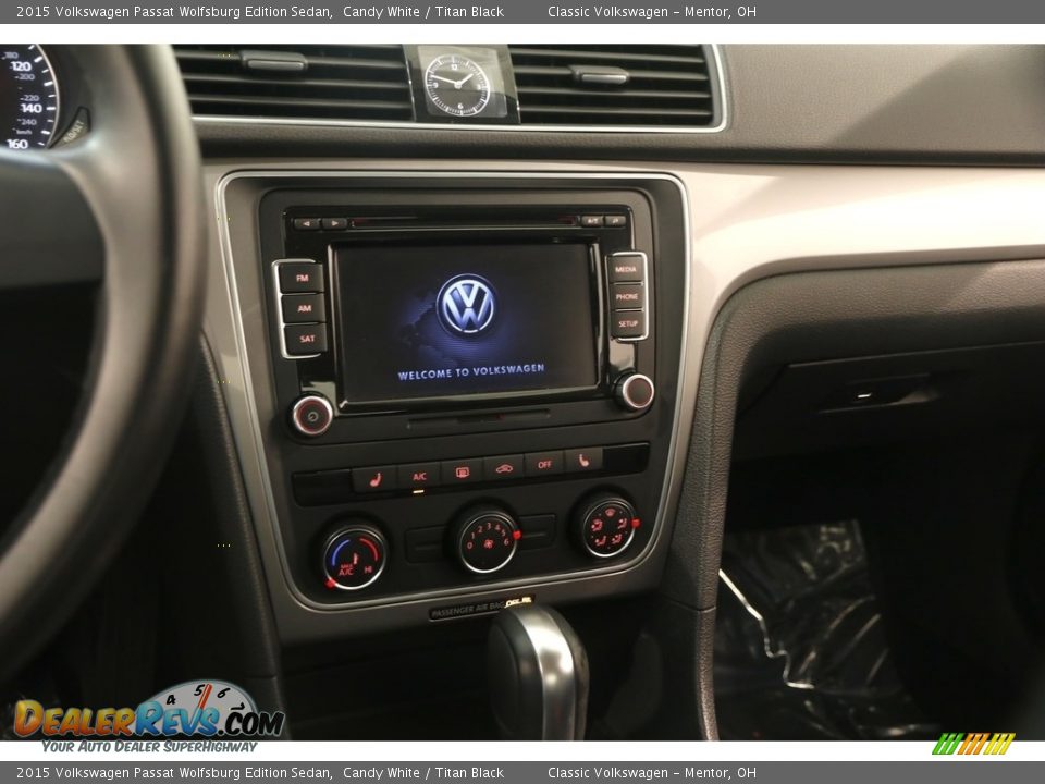 2015 Volkswagen Passat Wolfsburg Edition Sedan Candy White / Titan Black Photo #8