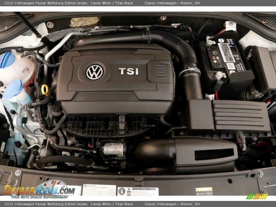 2015 Volkswagen Passat Wolfsburg Edition Sedan Candy White / Titan Black Photo #18