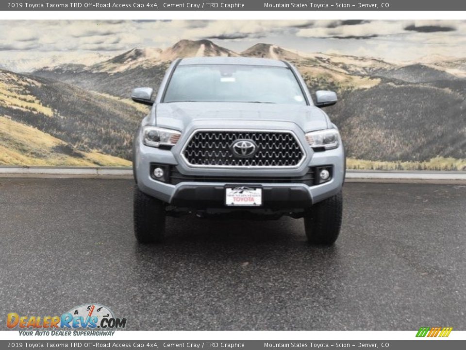 2019 Toyota Tacoma TRD Off-Road Access Cab 4x4 Cement Gray / TRD Graphite Photo #2