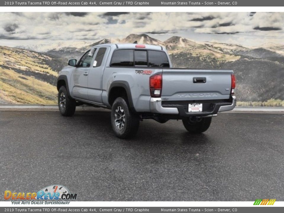 2019 Toyota Tacoma TRD Off-Road Access Cab 4x4 Cement Gray / TRD Graphite Photo #3