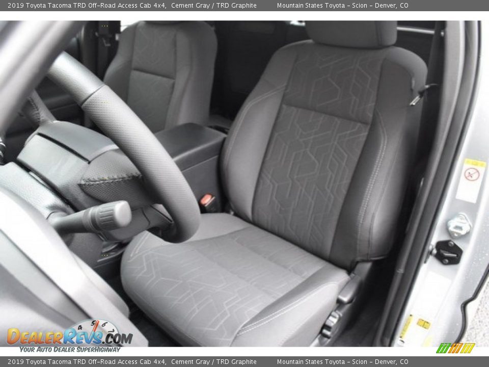 2019 Toyota Tacoma TRD Off-Road Access Cab 4x4 Cement Gray / TRD Graphite Photo #7