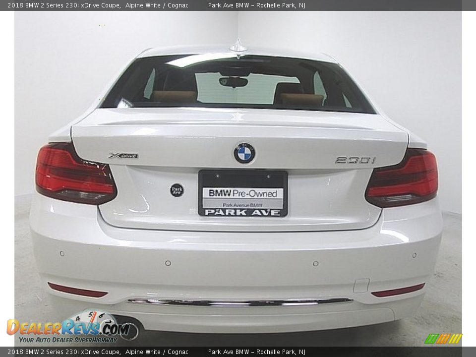 2018 BMW 2 Series 230i xDrive Coupe Alpine White / Cognac Photo #3
