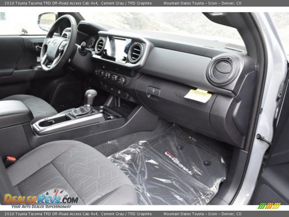 2019 Toyota Tacoma TRD Off-Road Access Cab 4x4 Cement Gray / TRD Graphite Photo #11