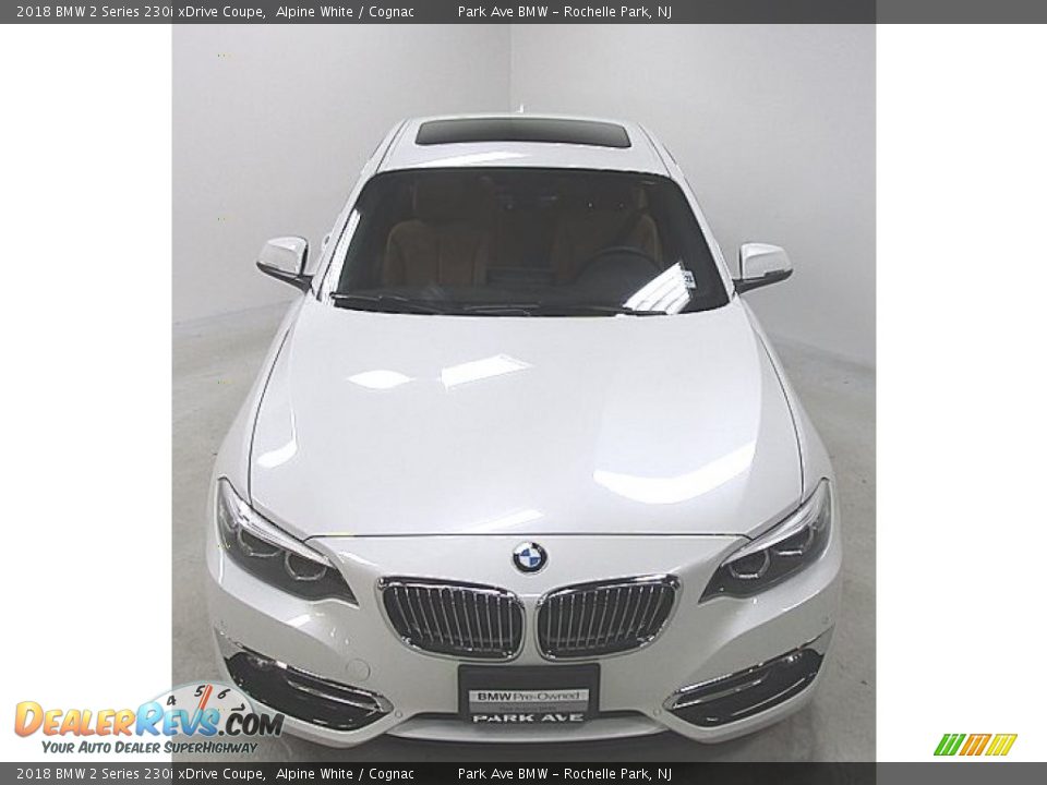 2018 BMW 2 Series 230i xDrive Coupe Alpine White / Cognac Photo #7